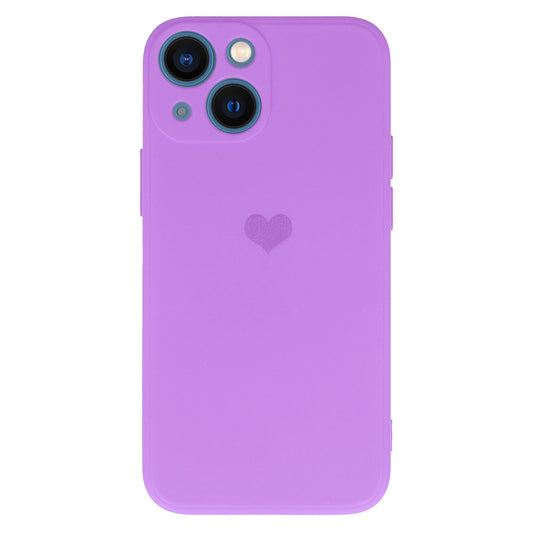 Vennus – Vennus Silicone Heart – iPhone 14 Plus – Лилав