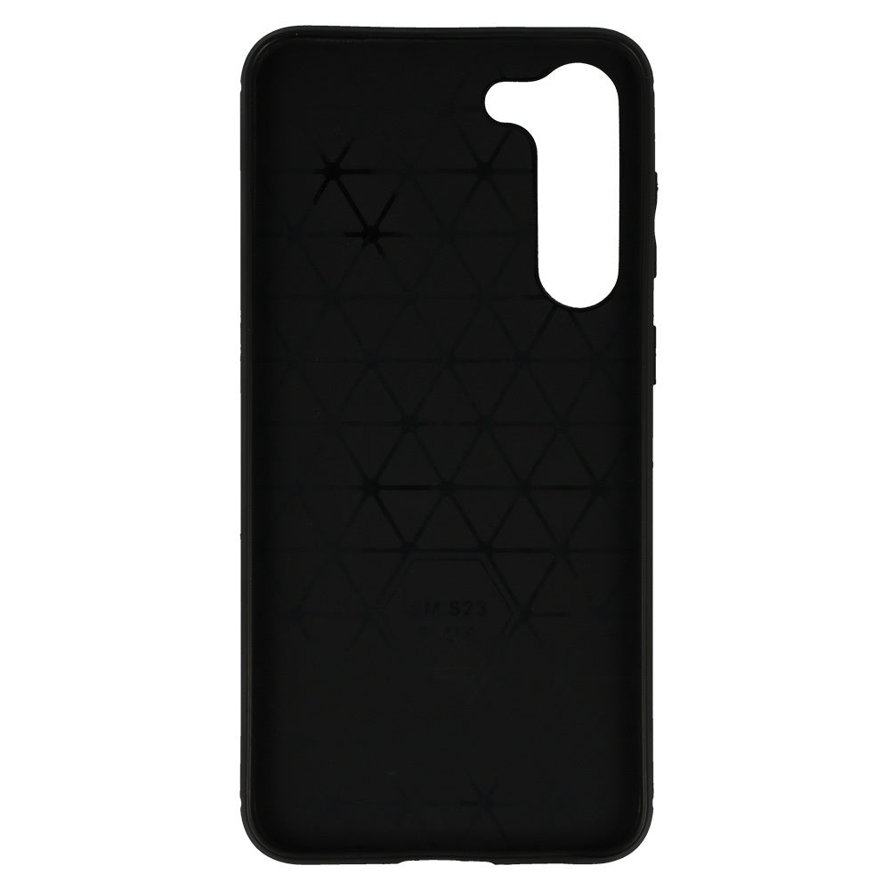 Калъф силикон – 2 mm Perfect – Carbon – Samsung Galaxy S23 Plus – Черен