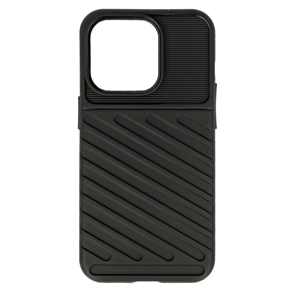 Калъф силикон – Thunder – iPhone 14 Pro Max – Черен