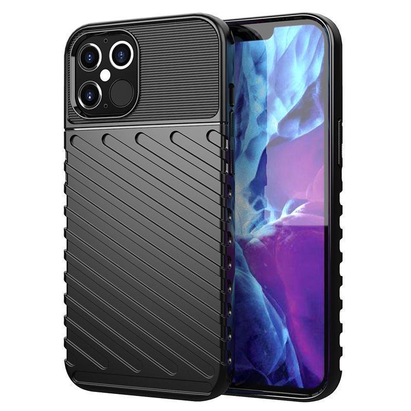 Калъф силикон – Thunder – iPhone 14 Pro Max – Черен
