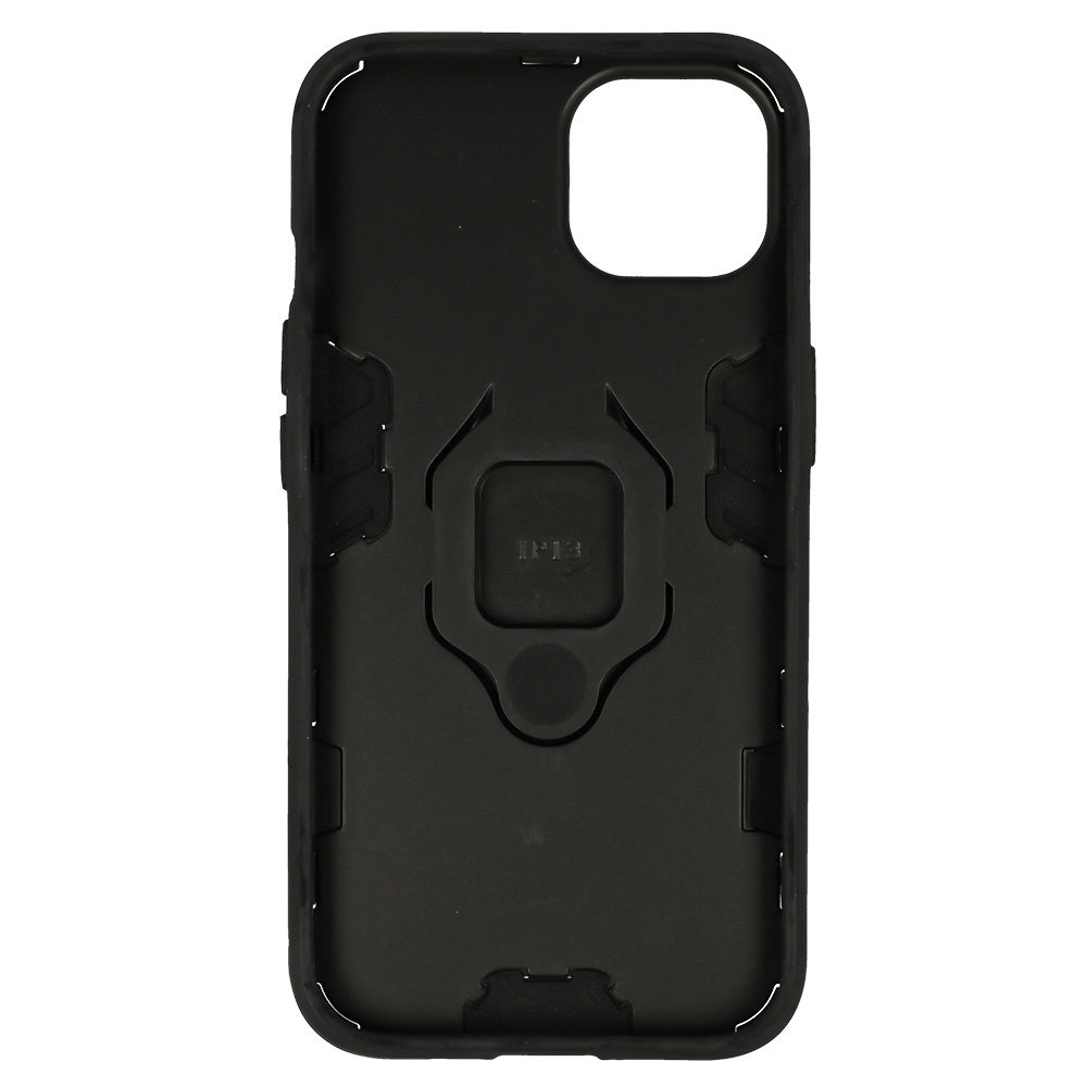 Калъф силикон – Ring Armor Camshield – iPhone 13 – Черен