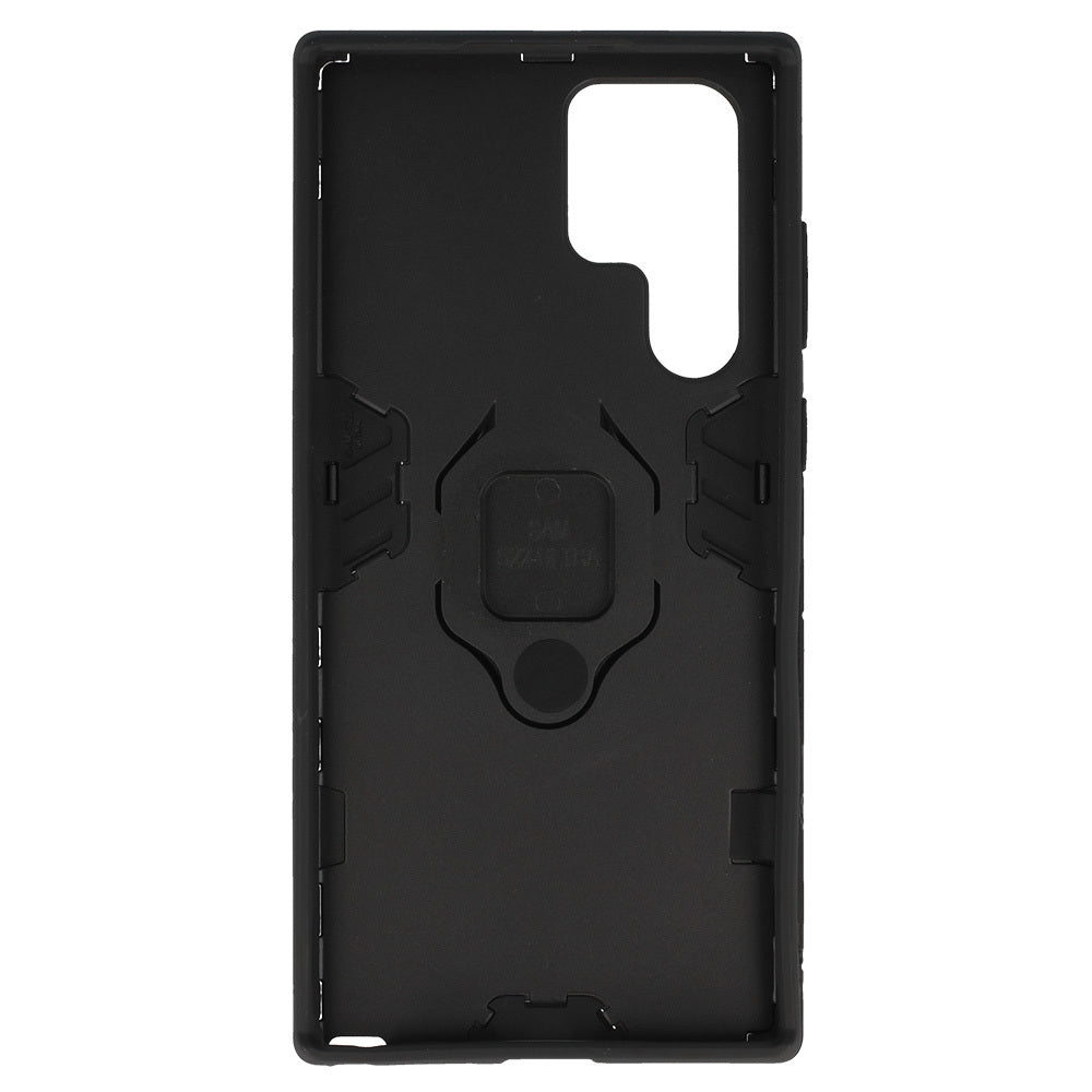 Калъф силикон – Ring Armor Camshield – Samsung Galaxy S22 Ultra – Черен