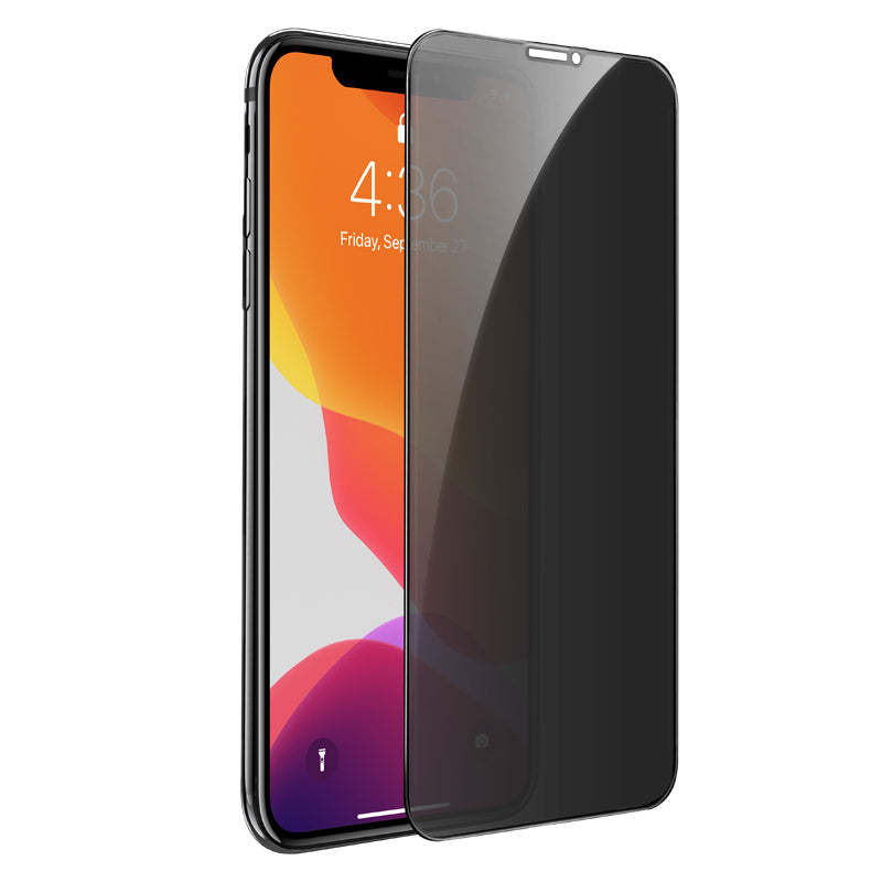 Borofone – Закален Стъклен протектор – BF7 Diamond Armor Full Screen – Anti spy   – iPhone X/XS/11 Pro