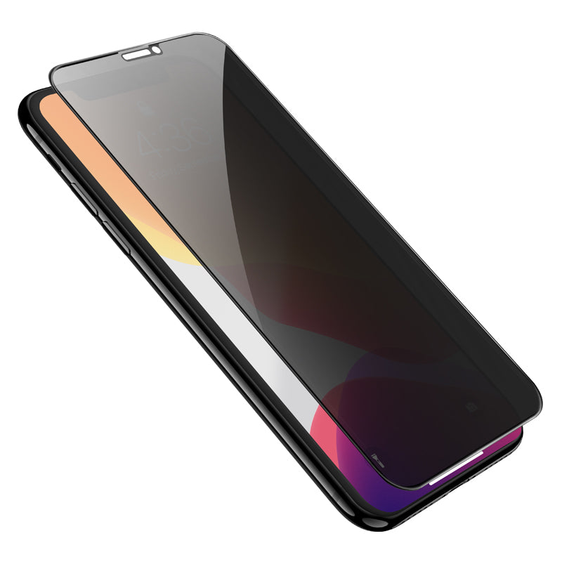 Borofone – Закален Стъклен протектор – BF7 Diamond Armor Full Screen – Anti spy   – iPhone X/XS/11 Pro
