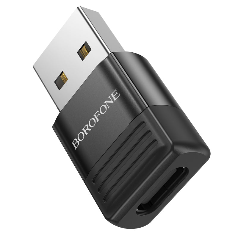Borofone – Адаптер – Bv18 – Usb-A → Type-C – Черен