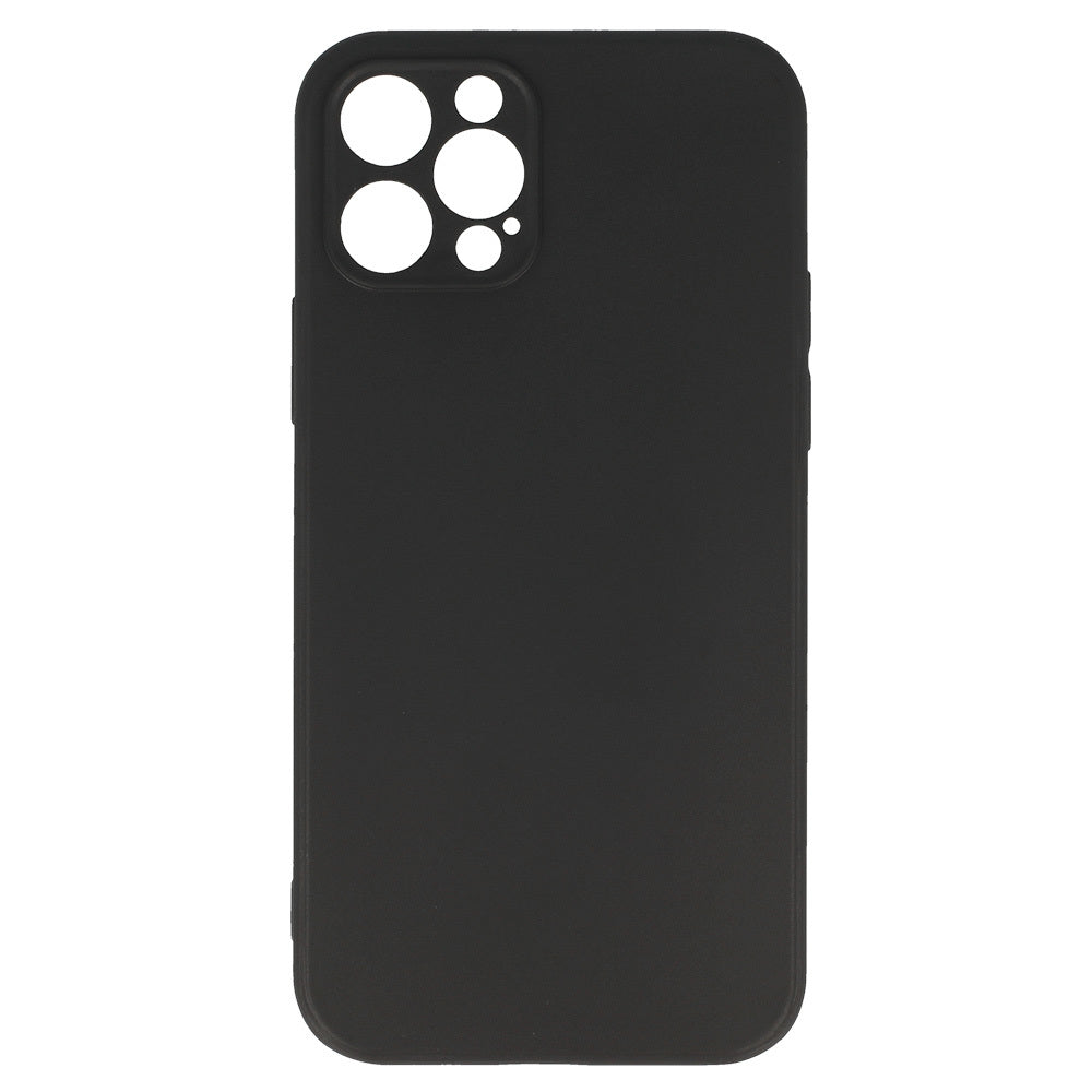 Калъф силикон – 2 mm Perfect – Matt – iPhone 12 Pro – Черен
