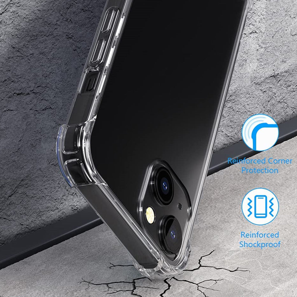 Калъф силикон – 2 mm Perfect –ANTI SHOCK 0,5mm – iPhone 12 Pro Max – Прозрачен