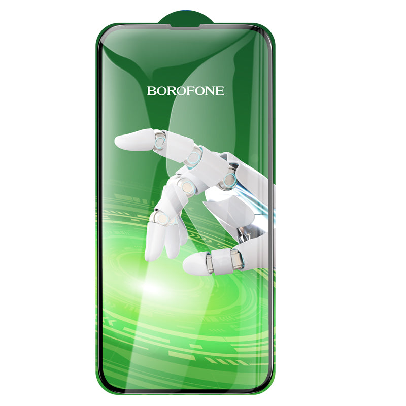 Borofone – Закален Стъклен протектор – BF8 Diamond Armor Full Screen 5D – Large Arc – iPhone 15