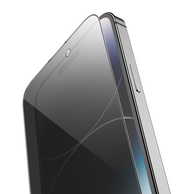 Borofone – Закален Стъклен протектор – BF7 Diamond Armor Full Screen – Anti spy   – iPhone 15 Pro