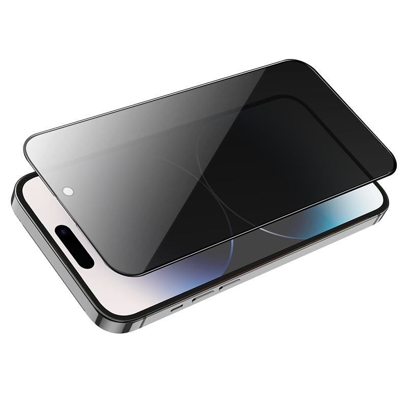 Borofone – Закален Стъклен протектор – BF7 Diamond Armor Full Screen – Anti spy   – iPhone 15 Pro Max