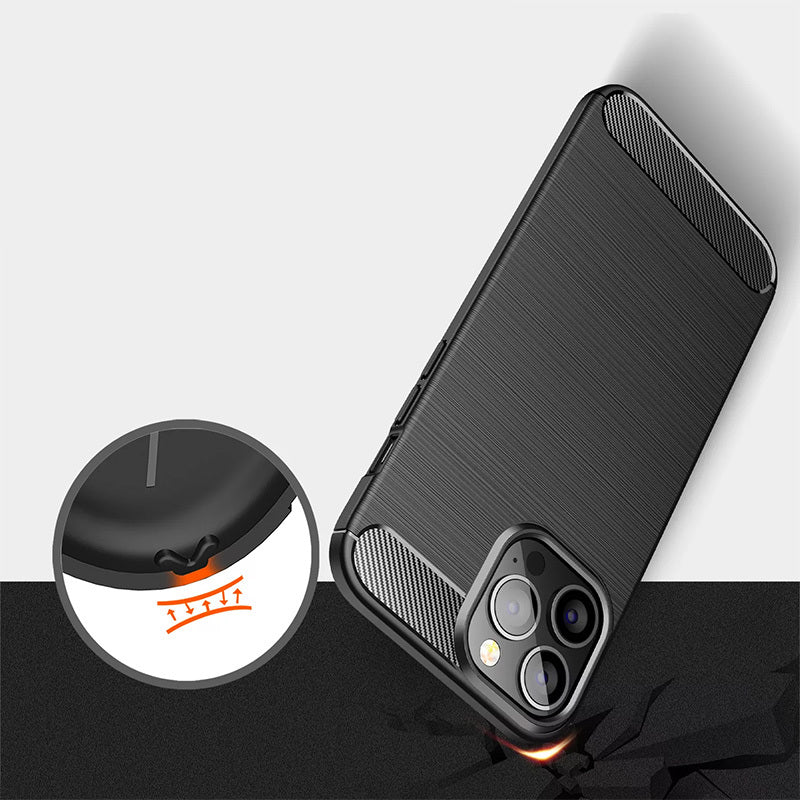 Калъф силикон – 2 mm Perfect – Carbon Xiaomi  Redmi None 12 5G/Poco X5 – Черен