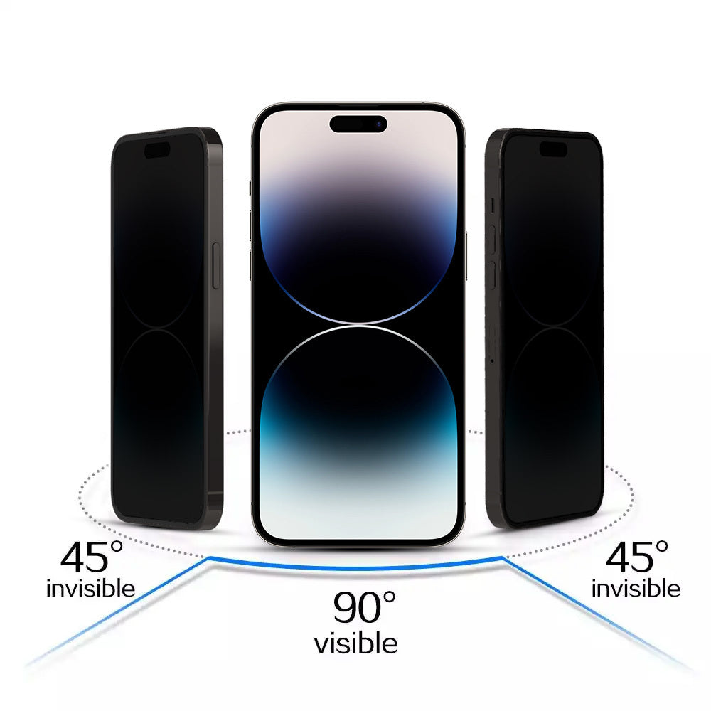 Закален Стъклен протектор – Privacy Glass – Samsung Galaxy A24 4G/A25 5G/M34 5G – Черен