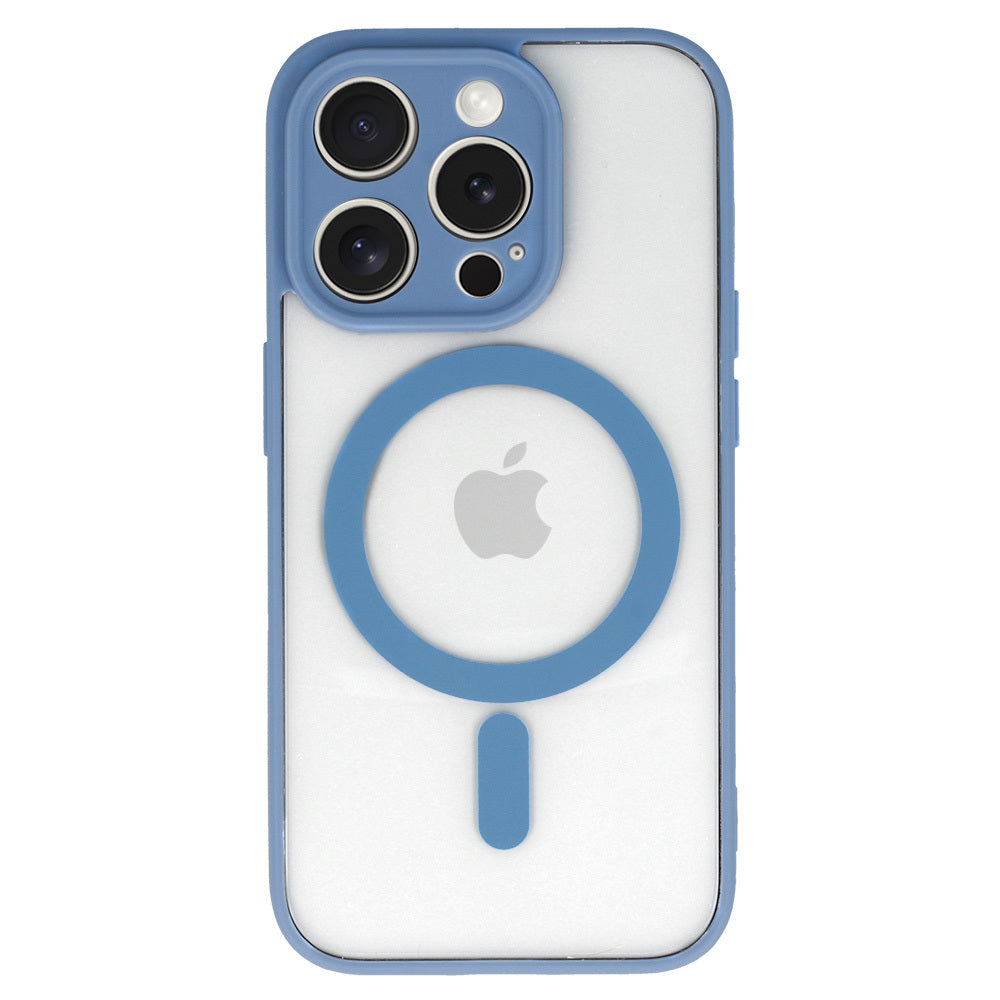 Калъф–Акрилен твърд–MagSafe – iPhone 13 Pro – Светло син