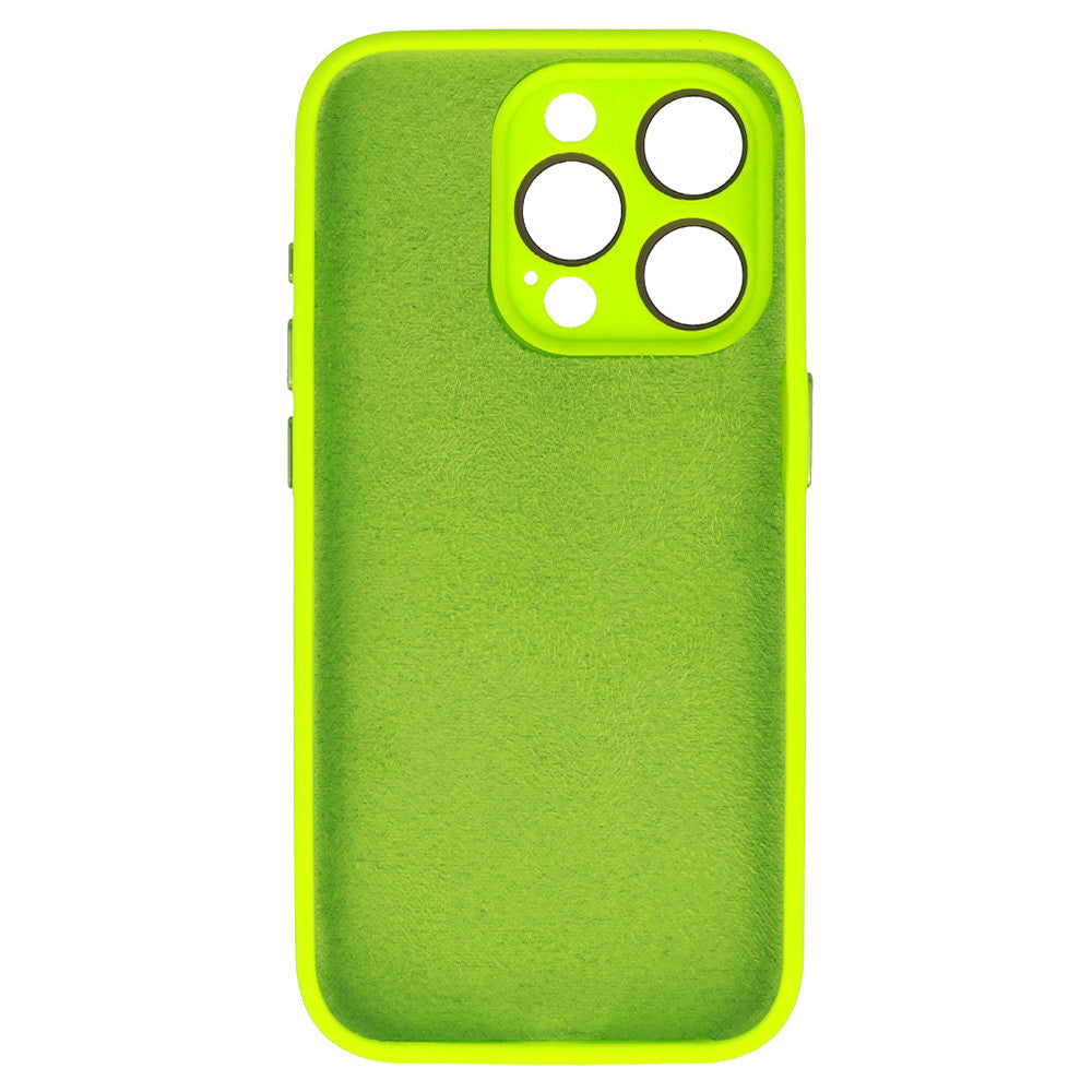 Калъф – Tel Protect Lichi Soft – iPhone 15 Plus – Лайм