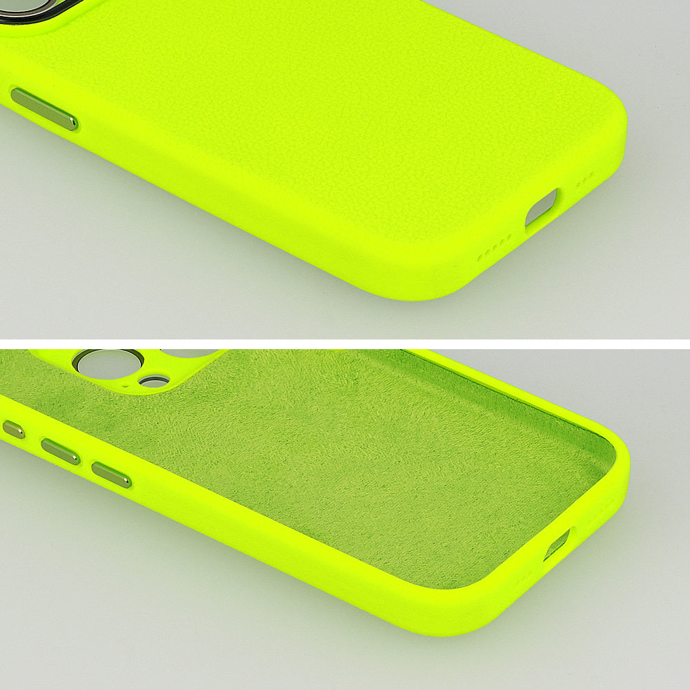 Калъф – Tel Protect Lichi Soft – iPhone 15 Plus – Лайм