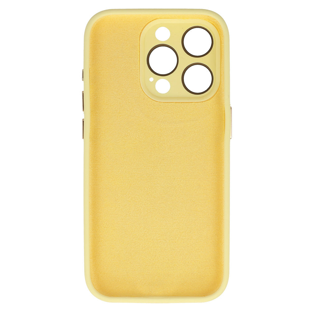 Калъф – Tel Protect Lichi Soft – iPhone 15 Plus – Жълт