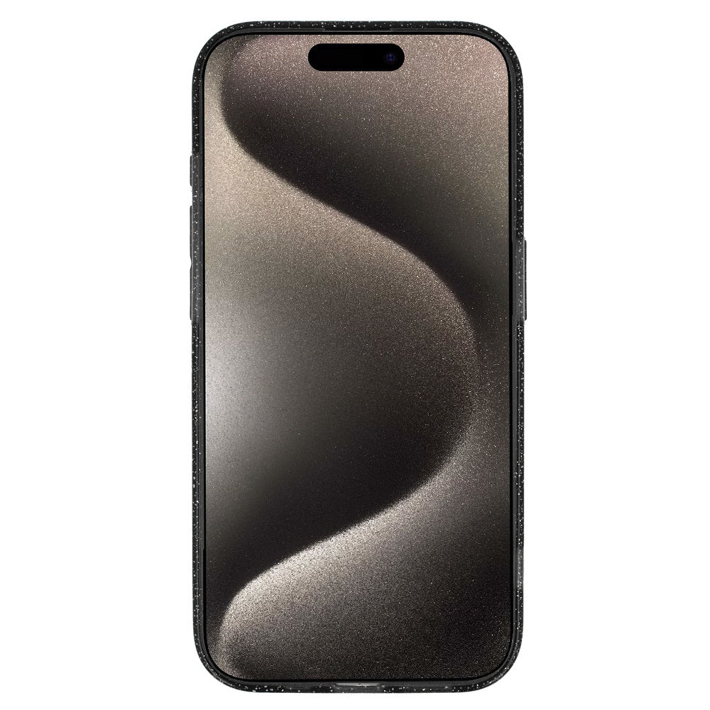 Калъф силикон – Блестящ – MagSafe – iPhone 13 – Черен