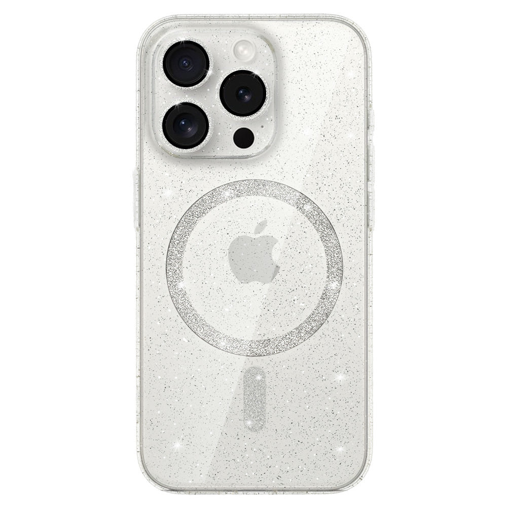 Калъф силикон –  Блестящ MagSafe Case – iPhone 14 – Прозрачен