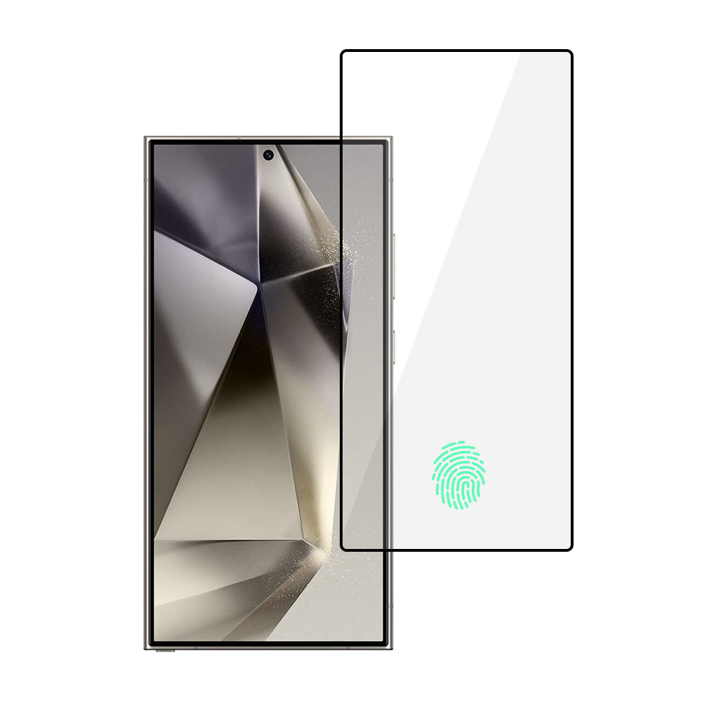 Закален Стъклен протектор – Tel Protect Full Glue 6D – (with fingerprint unlock) – Samsung Galaxy S24 ULTRA – Черен