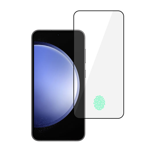 Закален Стъклен протектор – Full Glue 6D – (with fingerprint unlock) – Samsung Galaxy S22/S23 – Черен