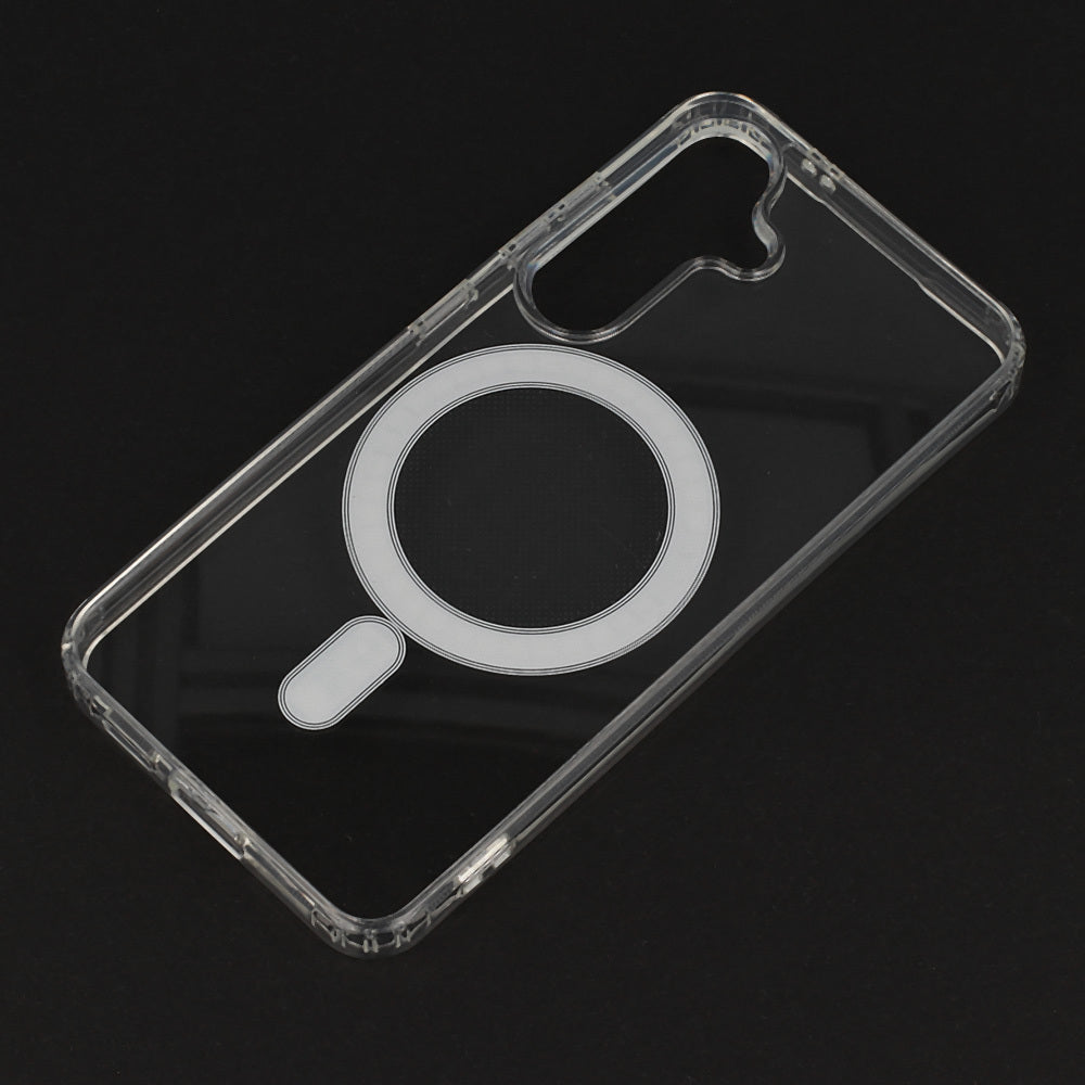 Калъф–Акрилен твърд–MagSafe – Samsung Galaxy S23 – Прозрачен