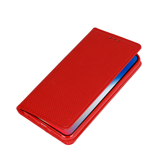 Калъф тефтер – Smart Book MAGNET – Xiaomi Redmi None 13 PRO PLUS 5G – Червен