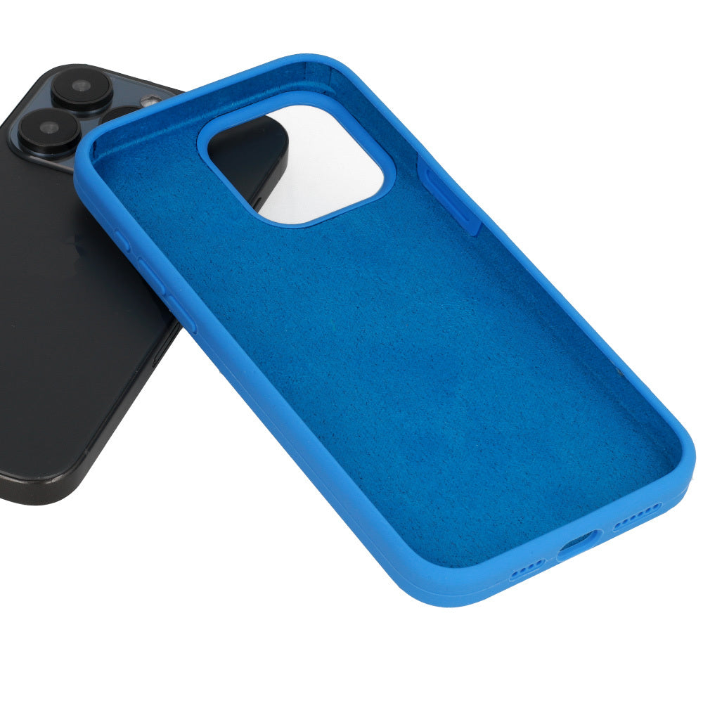 Калъф силикон – Silicone Lite Case – Motorola Edge 40 Neo 5G – Син