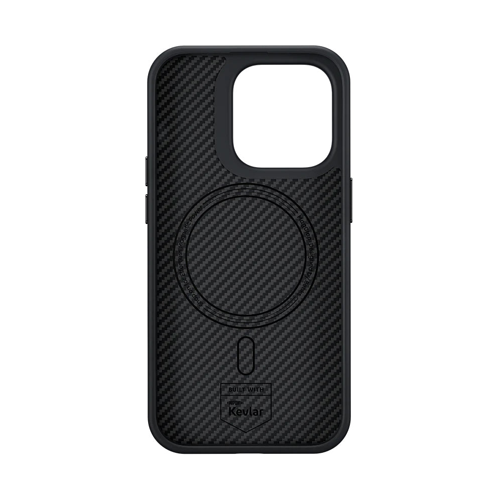 Benks – Калъф Magnetic Hybrid Armor Pro Kevlar Metal Frame 600D – iPhone 15 Pro Max – Черен