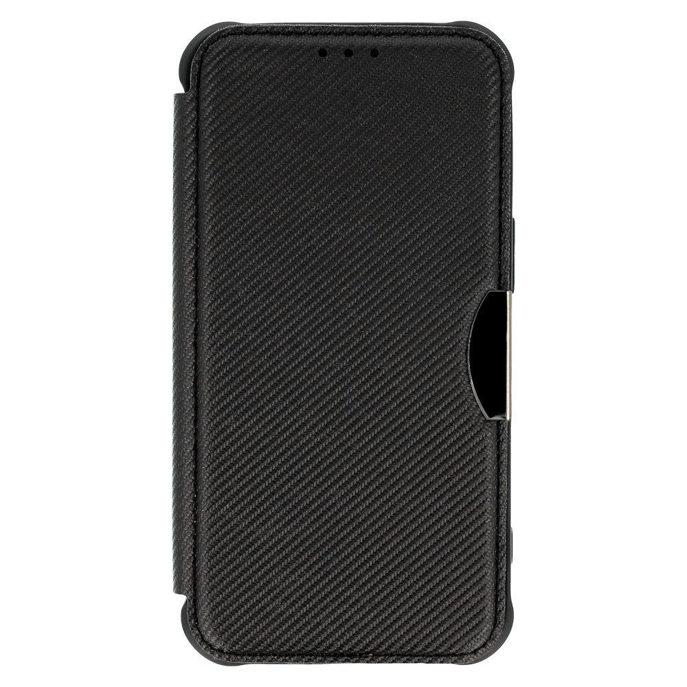 Калъф тефтер – Razor Carbon Book – Xiaomi Redmi None 13 4G – Черен