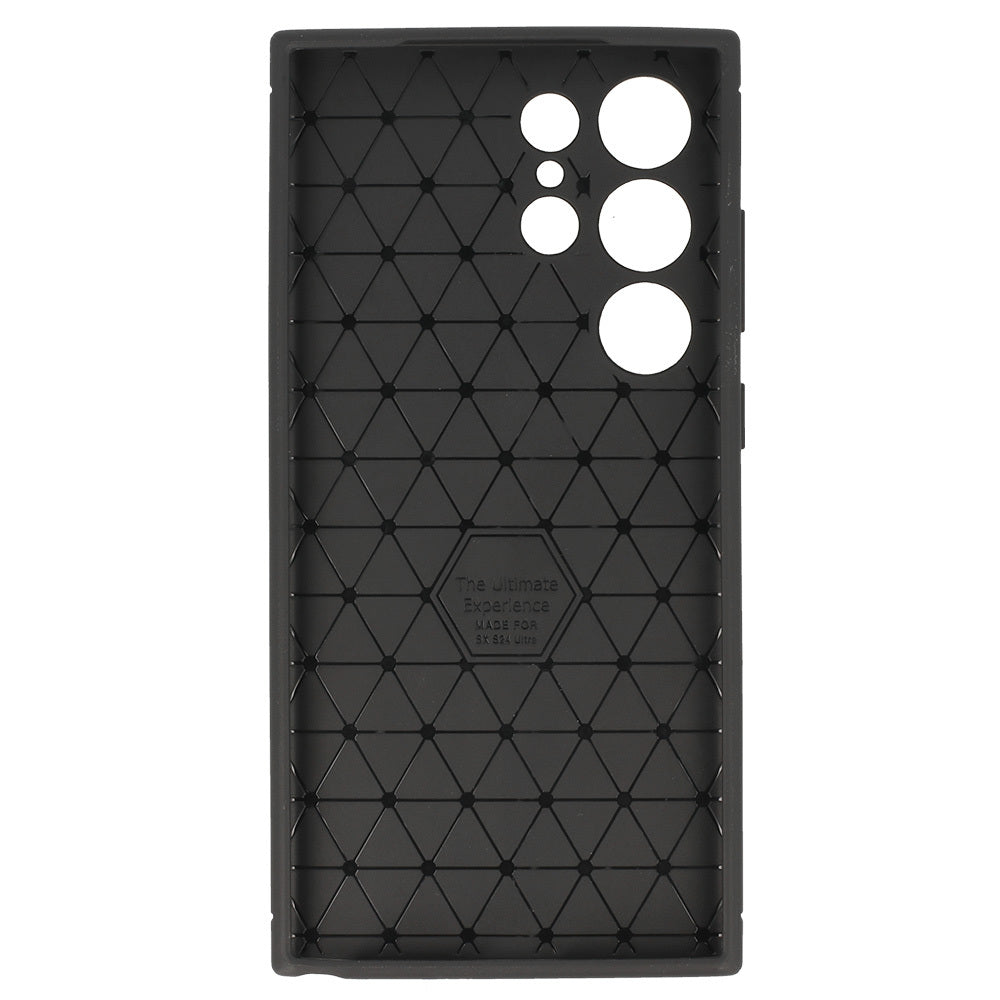 Калъф – Tel Protect Carbon Elite – Samsung Galaxy S24 Ultra – Черен