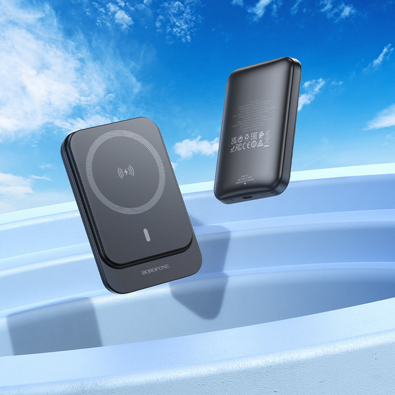 Borofone – Power Bank – 5000Mah – Bj63 Nimble Type-C Pd 20W – Индукционно – Черен