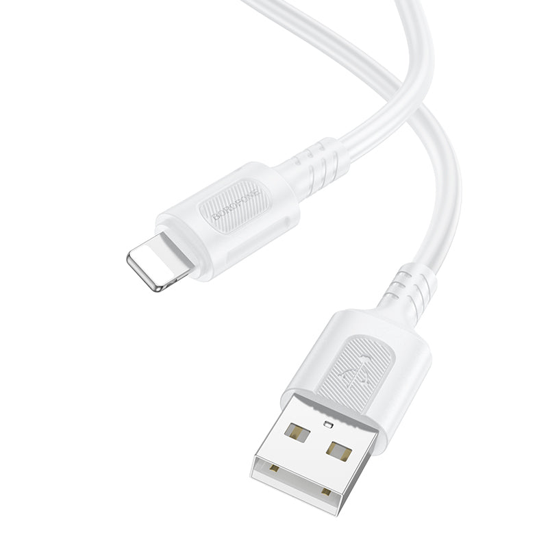 Borofone – Kабел BX111 Feliz- Type C към Lightning 2,4A 1m. – Бял