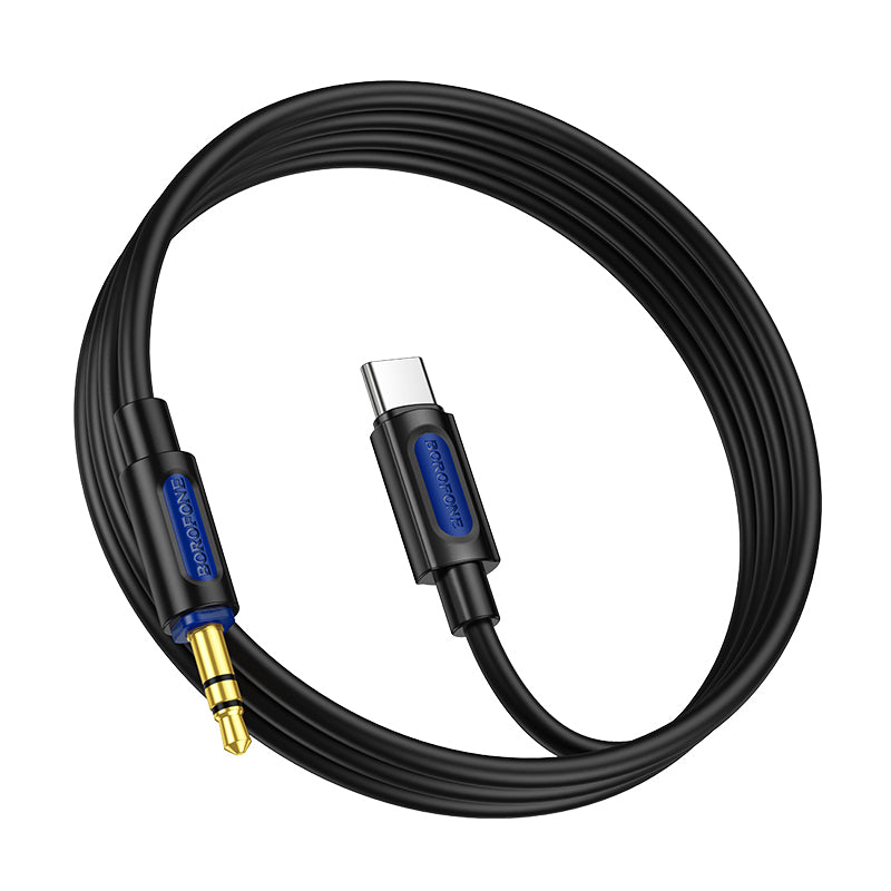 Borofone – Кабел – Bl19 – Jack 3,5Mm → Type- C – 1m. – Черен