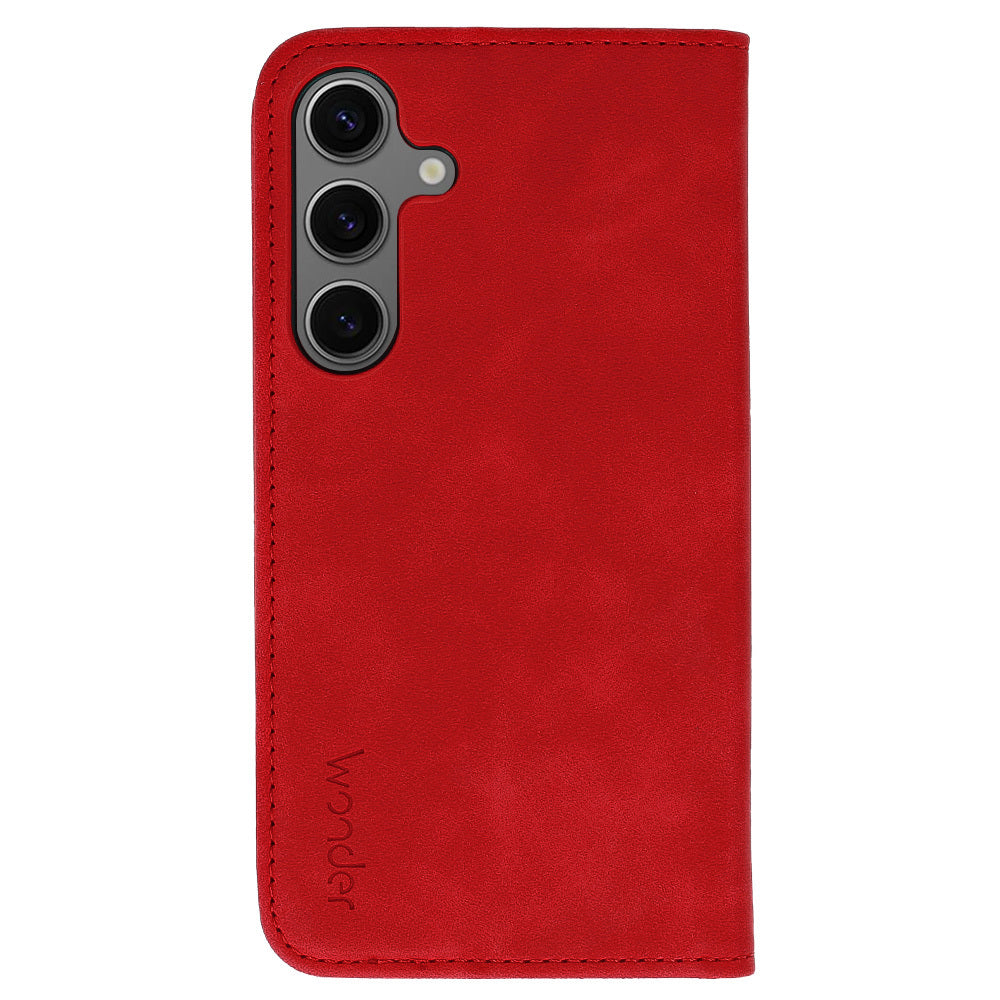 Калъф тефтер – Wonder Smart – Xiaomi Redmi None 13 4G – Червен