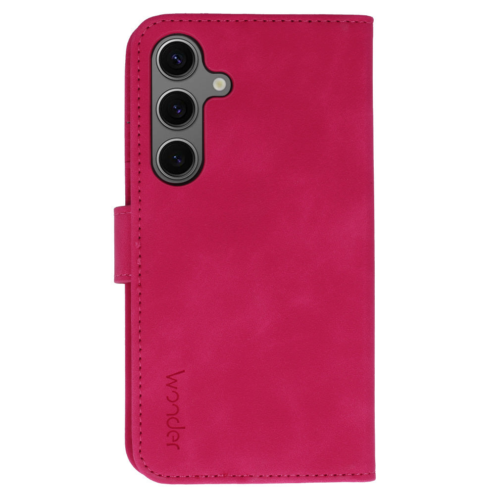 Калъф тефтер – Wonder Fancy – Samsung Galaxy S24 FE – Фуксия