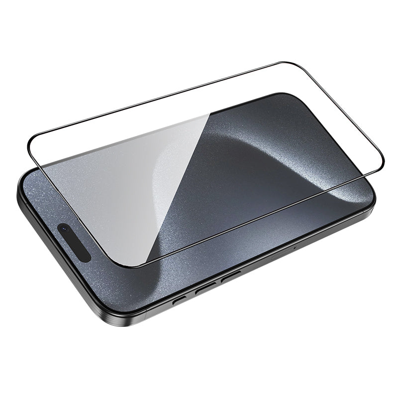 Borofone – Закален Стъклен протектор – BF8 Diamond Armor Full Screen 5D – Large Arc – iPhone 16 Pro Max