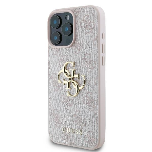 Оригинален Калъф – GUESS 4G Big Logo – GUHCP16L4GMGPI – iPhone 16 Pro – Розов