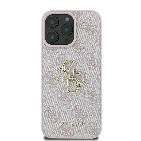 Оригинален Калъф – GUESS 4G Big Logo – GUHCP16L4GMGPI – iPhone 16 Pro – Розов