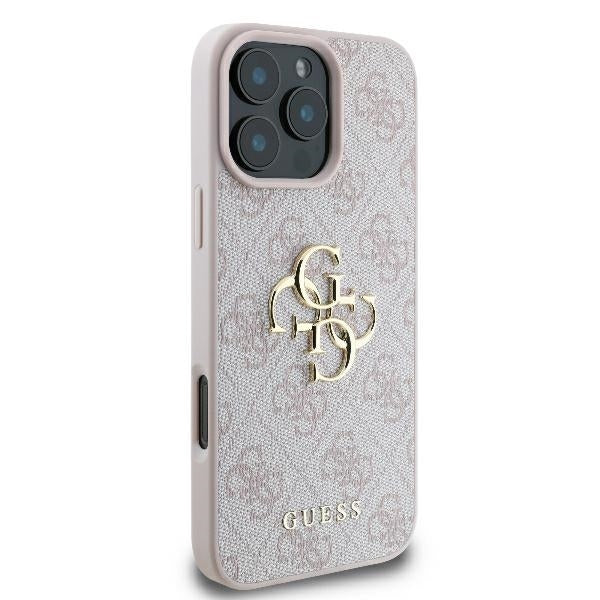 Оригинален Калъф – GUESS 4G Big Logo – GUHCP16L4GMGPI – iPhone 16 Pro – Розов