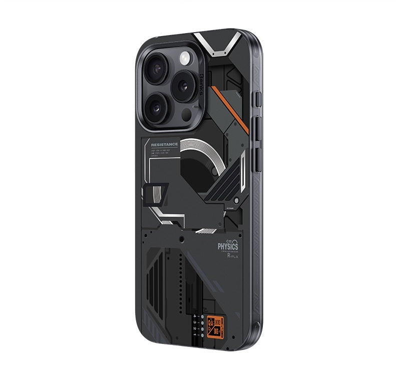 Benks – Magnetic Mecha Series – iPhone 15 Pro Max – Черен