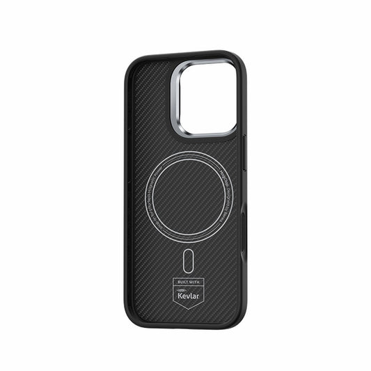 Benks – Калъф Magnetic Armor Pro Kevlar Metal Frame 600D – iPhone 16 Pro Max – Черен