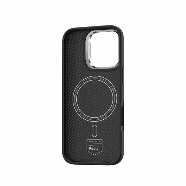 Benks – Калъф Magnetic Armor Pro Kevlar Metal Frame 600D – iPhone 16 – Черен