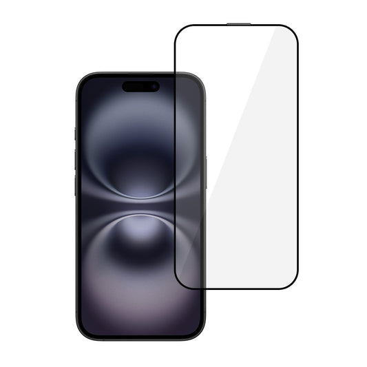 Закален Стъклен протектор – Tel Protect Full Glue 6D – iPhone 16 PLUS – Черен