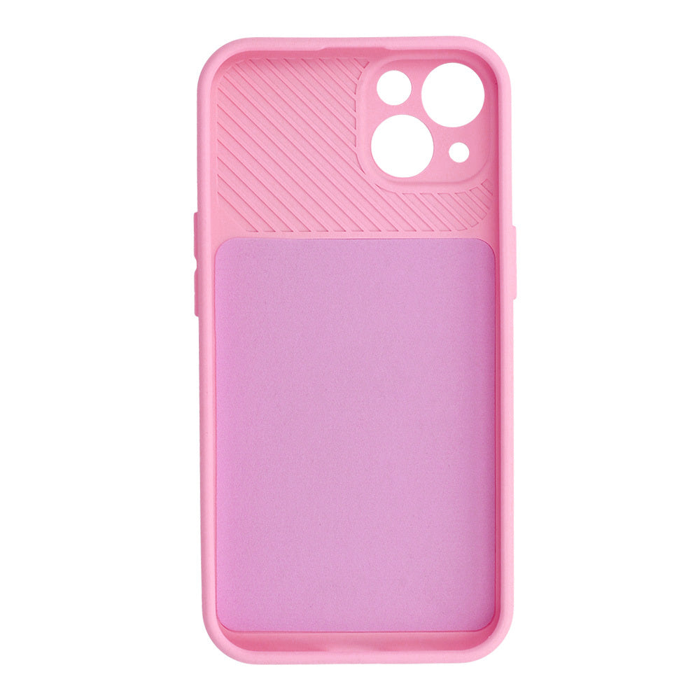 Калъф силикон –  Camshield Soft – iPhone 13 – Светло розов