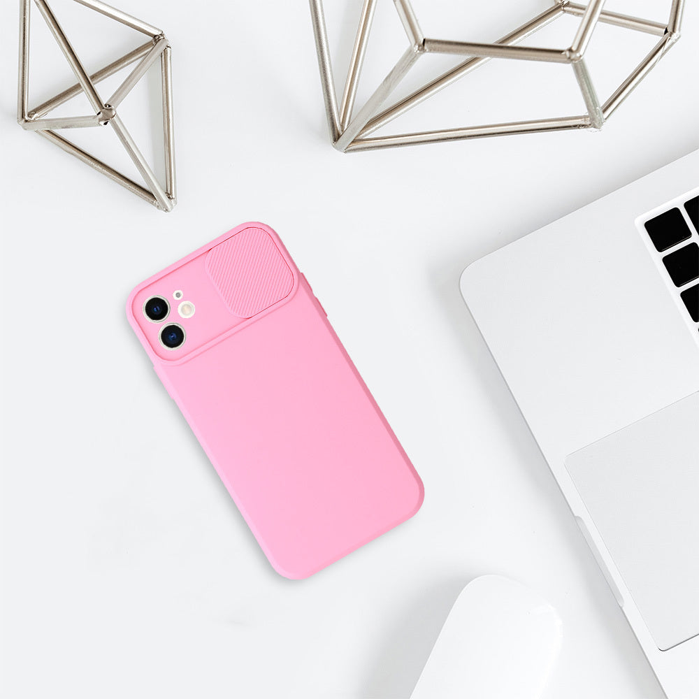 Калъф силикон –  Camshield Soft – iPhone 11 – Светло розов