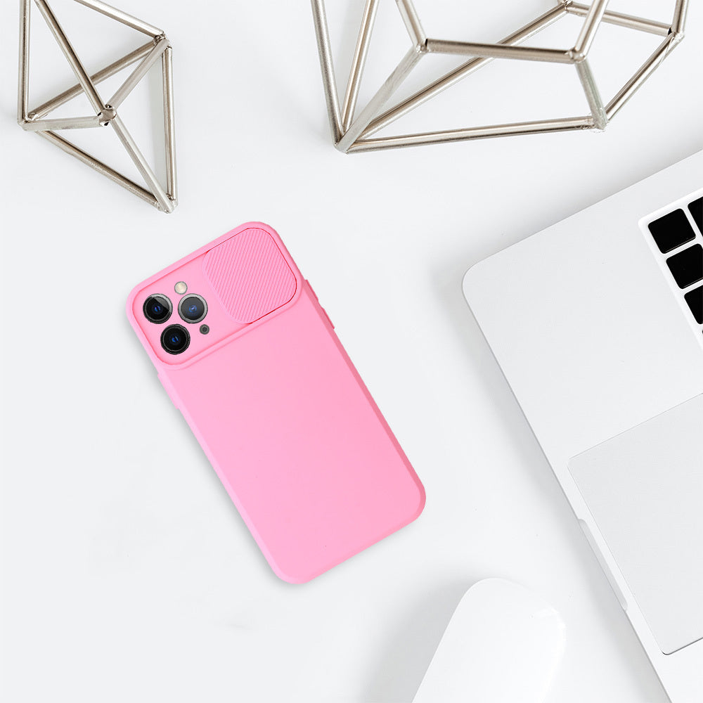 Калъф силикон –  Camshield Soft – iPhone 11 Pro Max – Светло розов