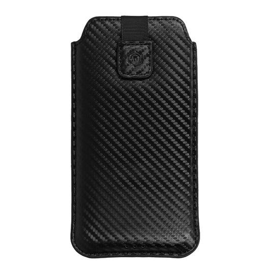 Wonder – Калъф CARBON ROZMIAR L – iPhone 13 Mini/12 Mini/SE 2020/2022/7/8 – Черен