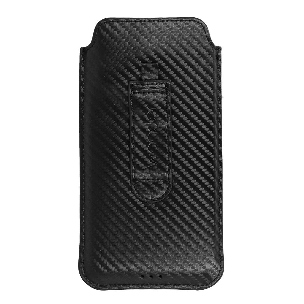Wonder – Калъф CARBON ROZMIAR L – iPhone 13 Mini/12 Mini/SE 2020/2022/7/8 – Черен