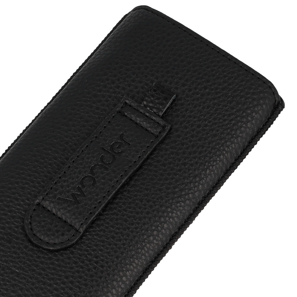 Wonder – Калъф Deko ROZMIAR L – iPhone 13 Mini/12 Mini/SE 2020/2022/7/8 – Черен
