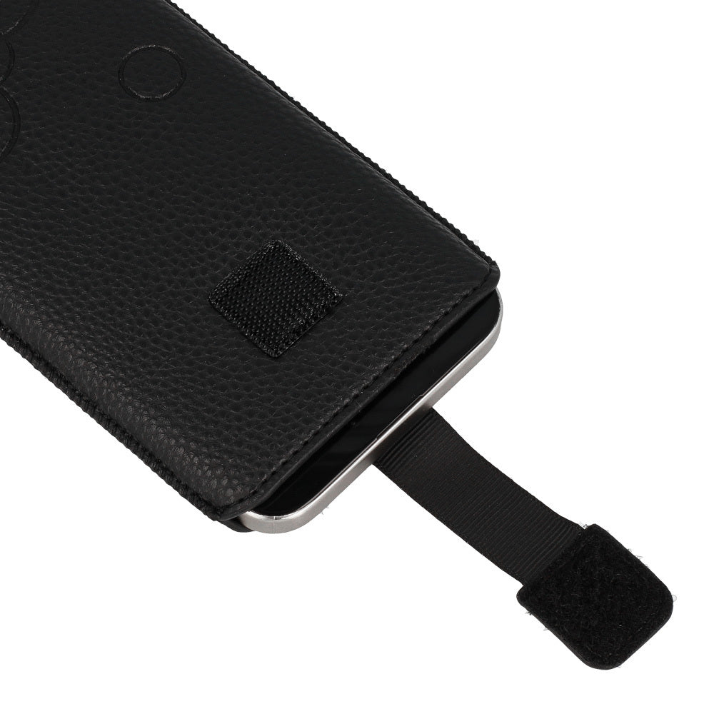 Wonder – Калъф Deko ROZMIAR L – iPhone 13 Mini/12 Mini/SE 2020/2022/7/8 – Черен